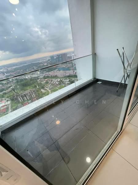 Service Residence for Rent at Pinnacle Tower - Kelly Chen - Balcony - PropertyGuru.com.my