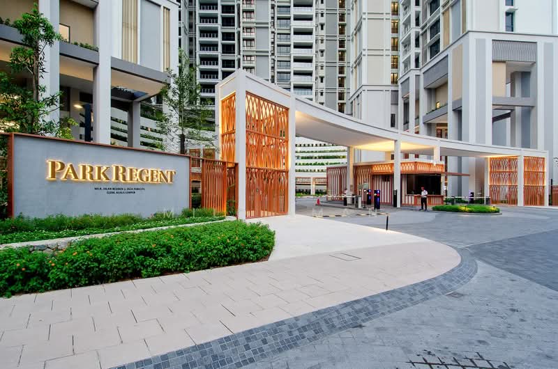Service Residence for Sale at Park Regent @Desa Park City - Milo Aman - Main Entrance - PropertyGuru.com.my