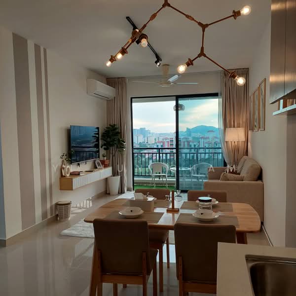 Kediaman Servis untuk Disewa di Baron Residence @ Lake City - Yi Jun Cham - Living Room - PropertyGuru.com.my