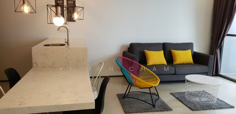 Kondominium untuk Disewa di The Fennel - Yi Jun Cham - Living Room - PropertyGuru.com.my