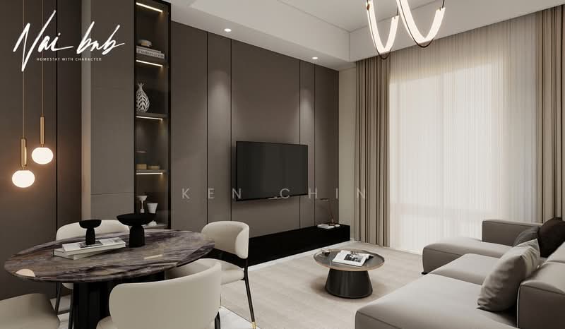 Service Residence for Sale at M Aurora - Ken Chin - Living Room - PropertyGuru.com.my