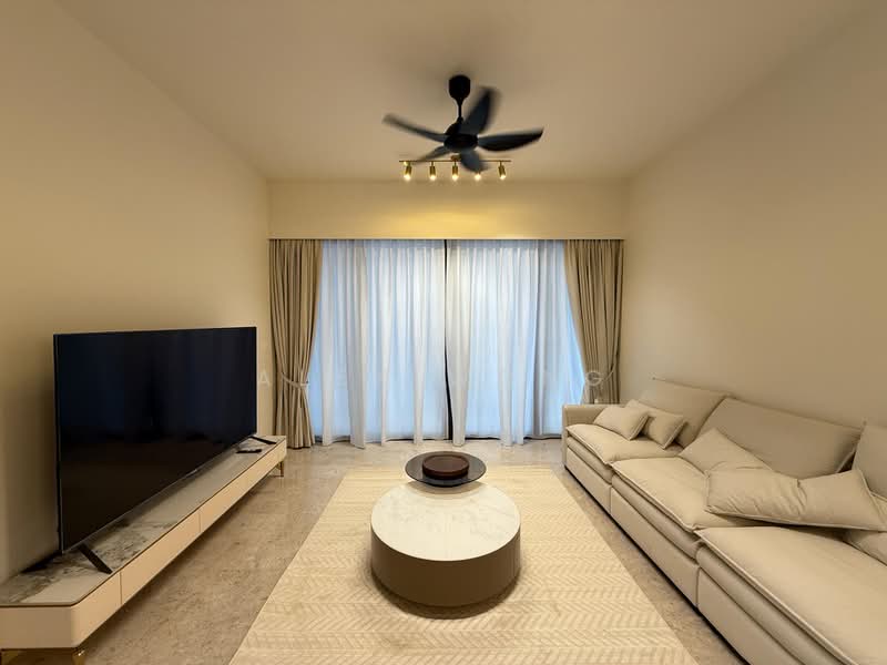 Service Residence for Sale at TRX Residences - Alex Wong - Living Room - PropertyGuru.com.my