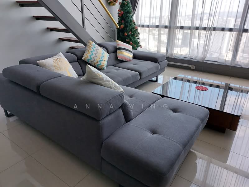 Servis Apartment untuk Dijual di Pinnacle Petaling Jaya - Anna Ying - Living Room - PropertyGuru.com.my