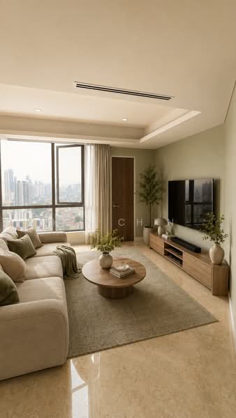 Condominium for Sale at Capella Embassy (D'Rapport Residences) - Ken Chin - Living Room - PropertyGuru.com.my