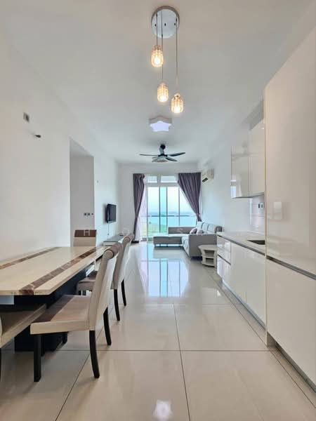 Kediaman Servis untuk Disewa di Paragon Residences @ Straits View - Chloe Shum - Living Room - PropertyGuru.com.my