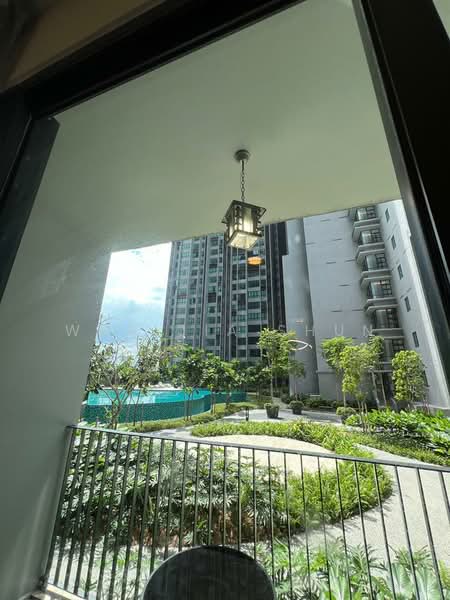 Servis Apartment untuk Disewa di Cubic Botanical - Wan Jia Shun - Balcony - PropertyGuru.com.my