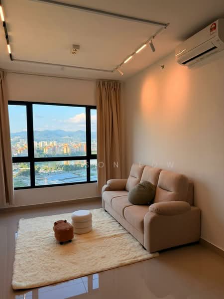 Kediaman Servis untuk Disewa di Residensi Ava @ Kiara Bay - Jenson Low - Living Room - PropertyGuru.com.my