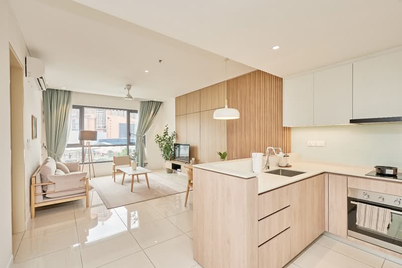 Servis Apartment untuk Disewa di Mitsui Serviced Suites - Kelvin Loo - Living Room - PropertyGuru.com.my