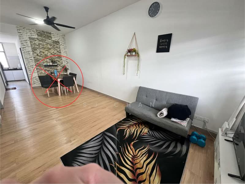 Rumah Bandar untuk Disewa di Taman Adda Heights (Tebrau) - SJ CHAN - Living Room - PropertyGuru.com.my