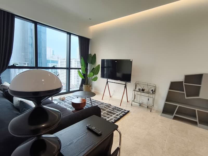Service Residence for Sale at TRX Residences - Aaron Lam - Living Room - PropertyGuru.com.my