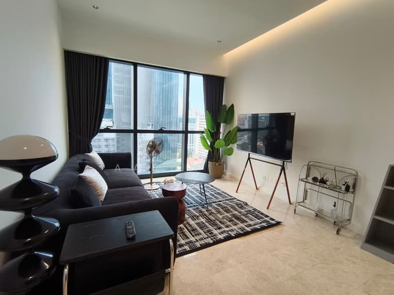 Service Residence for Sale at TRX Residences - Aaron Lam - Living Room - PropertyGuru.com.my