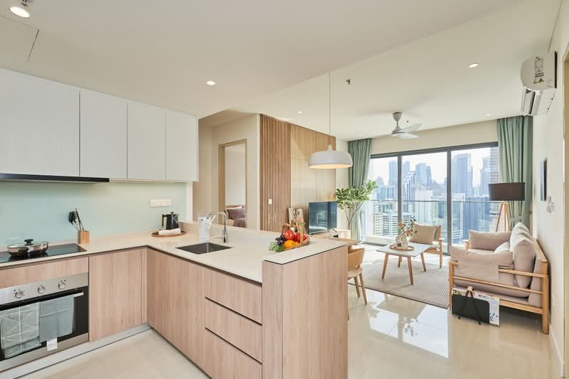 Servis Apartment untuk Disewa di Mitsui Serviced Suites - Keith Foo - Kitchen - PropertyGuru.com.my