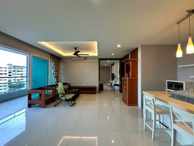 Kondominium untuk Dijual di Central Park condominium - S J Foo - Living Room - PropertyGuru.com.my