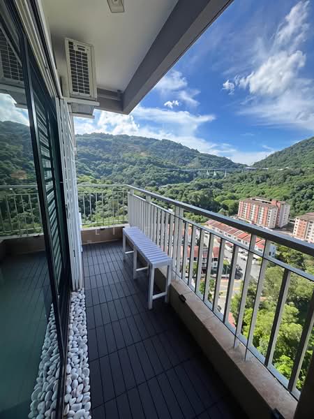 Kondominium untuk Dijual di Alpine Tower - Li Fang - Balcony - PropertyGuru.com.my