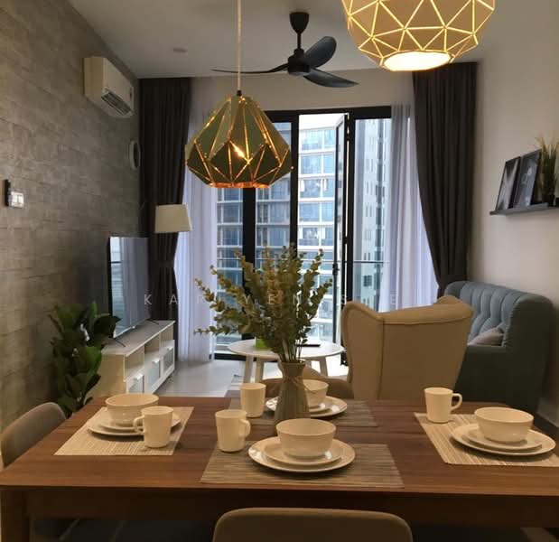 Service Residence for Sale at KL Gateway Residences - Kar Yen See - Living Room - PropertyGuru.com.my