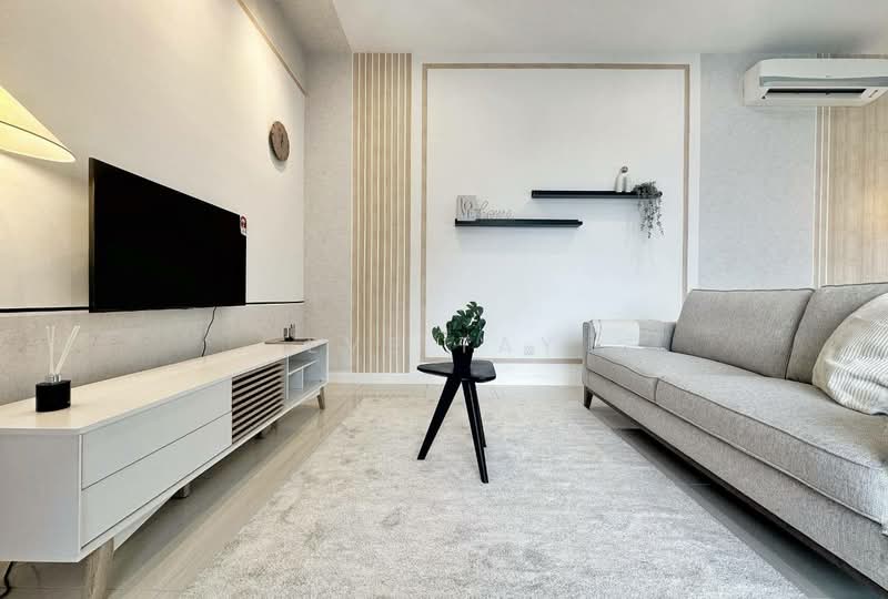 Condominium for Sale at One Cochrane Residence - Eve Tay - Living Room - PropertyGuru.com.my