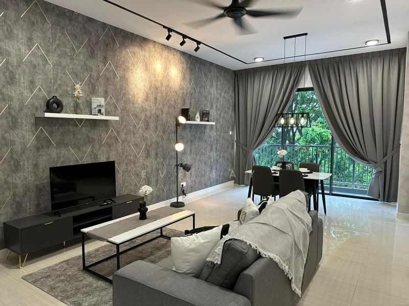 Kondominium untuk Dijual di One Cochrane Residence - Eve Tay - Living Room - PropertyGuru.com.my