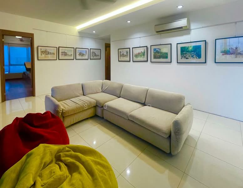 Kondominium untuk Dijual di Central Park condominium - S J Foo - Living Room - PropertyGuru.com.my