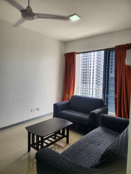 Servis Apartment untuk Disewa di United Point (Residensi Berpadu) - Kathreen Thang - Living Room - PropertyGuru.com.my