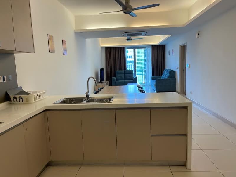 Servis Apartment untuk Disewa di Suasana Bukit Ceylon / Raja Chulan Residences - Carol Lim - Living Room - PropertyGuru.com.my