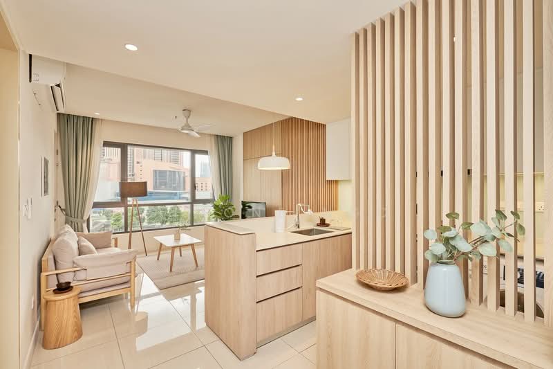 Servis Apartment untuk Disewa di Mitsui Serviced Suites - Simone Ngo - Living Room - PropertyGuru.com.my
