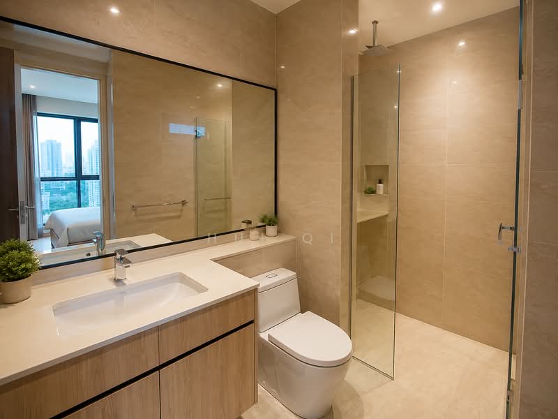 Service Residence for Rent at 10 Stonor - Hui Qi - Bathroom - PropertyGuru.com.my