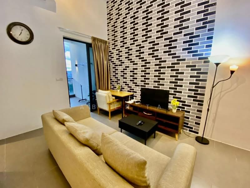 Service Residence for Rent at Establishment Bangsar (Menara Teguh Bangsar) - Tabber Tan - Living Room - PropertyGuru.com.my