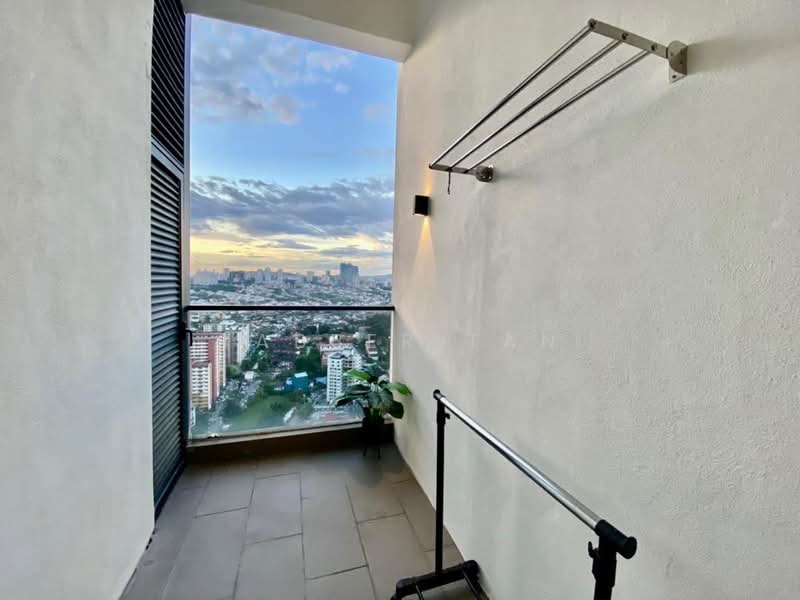 Service Residence for Rent at Establishment Bangsar (Menara Teguh Bangsar) - Tabber Tan - Balcony - PropertyGuru.com.my