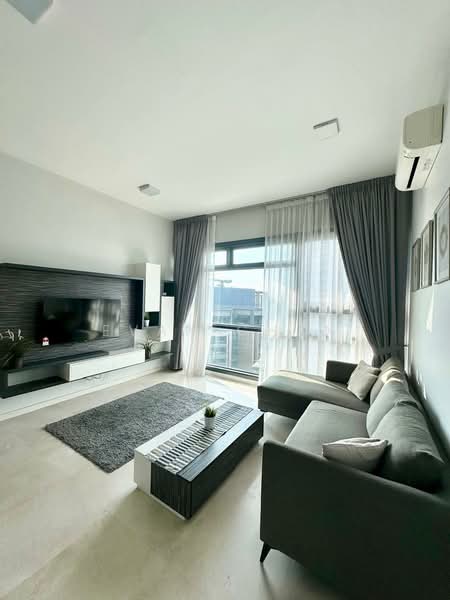 Service Residence for Rent at Vogue Suites One - Evan Chan - Living Room - PropertyGuru.com.my