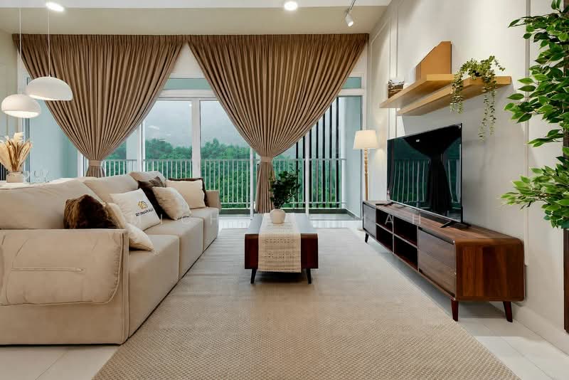 Kondominium untuk Disewa di Ferringhi Residence 2 - Michelle Mah - Living Room - PropertyGuru.com.my