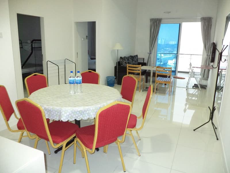 Servis Apartment untuk Disewa di Skypod Residence - Foo Sek Mou - Dining Room - PropertyGuru.com.my