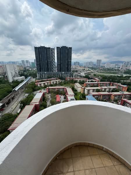 Apartment for Sale at Melur Apartment - CK Wong - Balcony - PropertyGuru.com.my