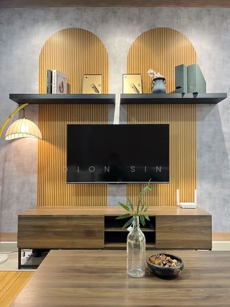 Service Residence for Rent at M Vertica - Dion Sin - Living Room - PropertyGuru.com.my