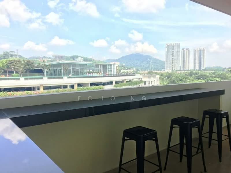 Servis Apartment untuk Dijual di Plaza Arkadia (Service Residences) - Echo Ng - Balcony - PropertyGuru.com.my