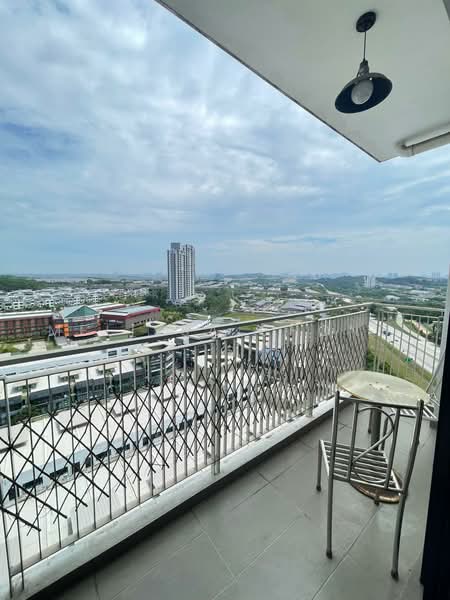 Service Residence for Sale at Zentro Residences Serviced Apartment - Melissa Chong - Balcony - PropertyGuru.com.my