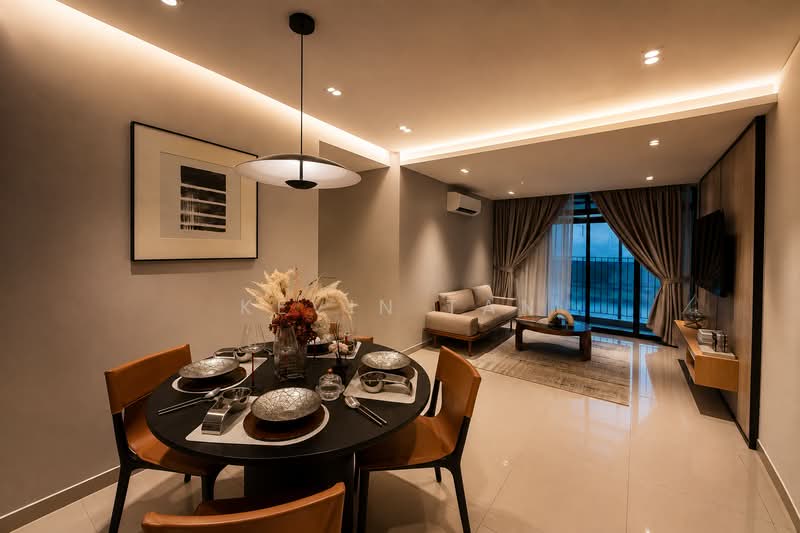 Service Residence for Sale at Bodaiju Residences - Kevin Tan - Living Room - PropertyGuru.com.my