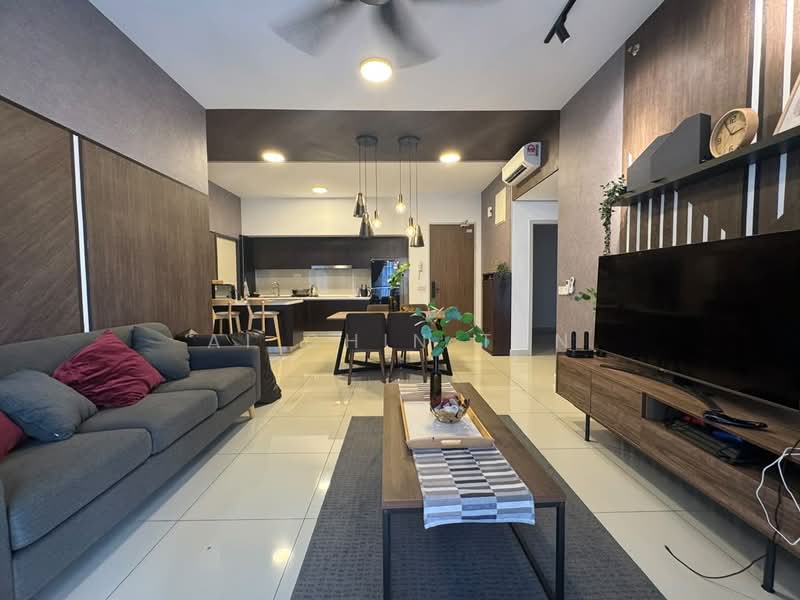 Service Residence for Rent at Setia City Residences - Ai Chin Tan - Living Room - PropertyGuru.com.my