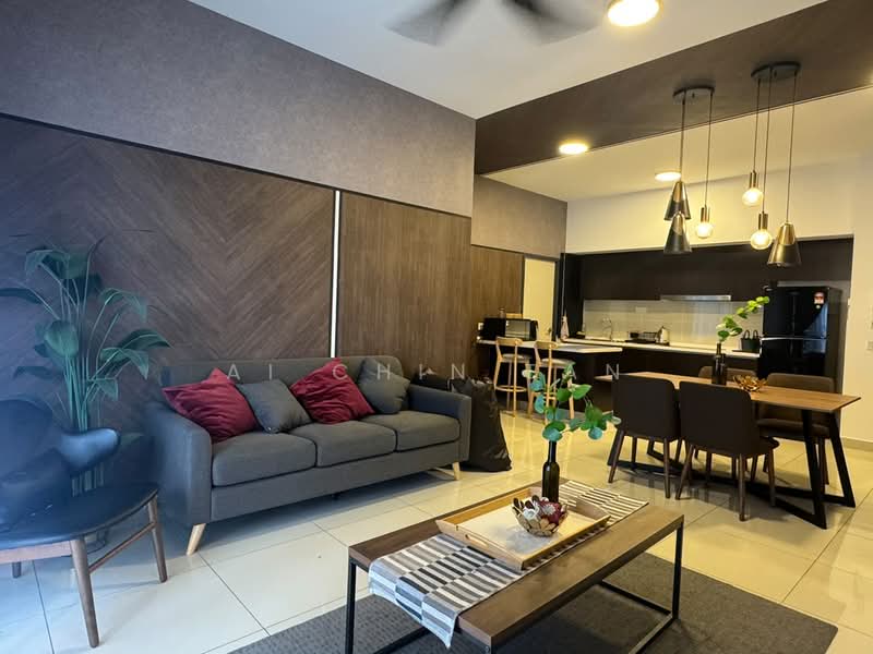 Service Residence for Rent at Setia City Residences - Ai Chin Tan - Living Room - PropertyGuru.com.my