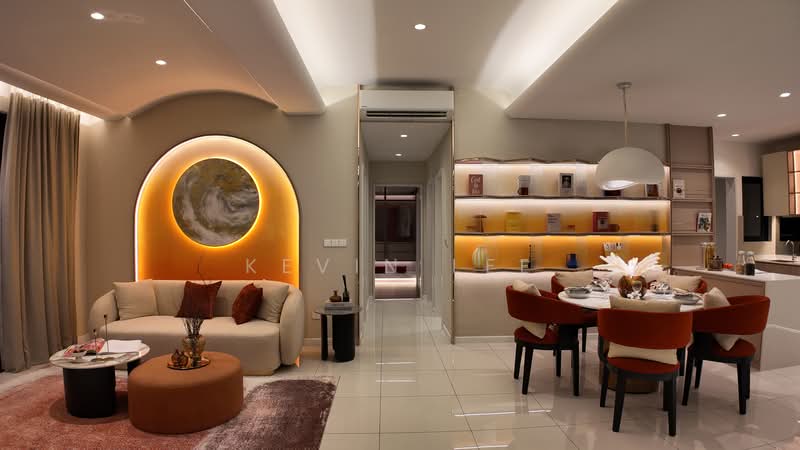 Service Residence for Sale at M Aurora - KEVIN LEE - Living Room - PropertyGuru.com.my