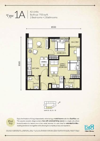 Kediaman Servis untuk Dijual di Est8 - KEVIN LEE - PropertyGuru.com.my