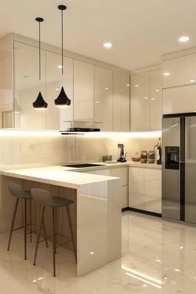 Service Residence for Sale at The Straits View DUO - Katherina Lee - Kitchen - PropertyGuru.com.my