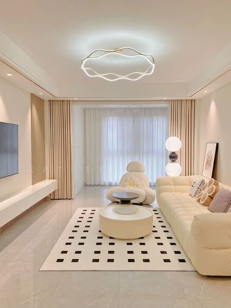 Service Residence for Sale at The Straits View DUO - Katherina Lee - Living Room - PropertyGuru.com.my