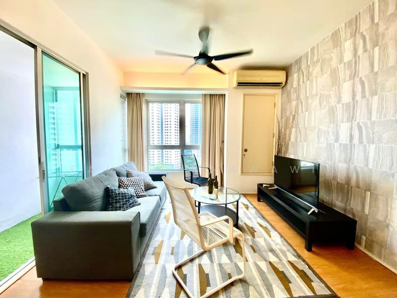 Kediaman Servis untuk Dijual di i-Zen @ Kiara 1 - Fauziah Nawawi - Living Room - PropertyGuru.com.my