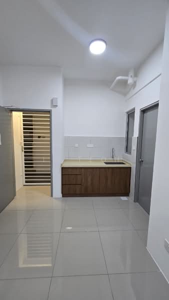 Service Residence for Rent at Prestige Residence - LG Teoh - Kitchen part with yard - PropertyGuru.com.my