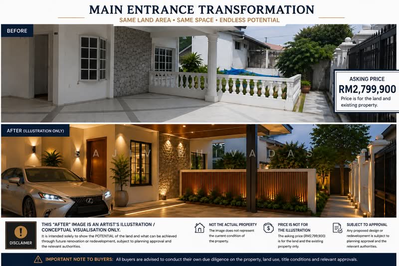 Bungalow for Sale in Seksyen 17 (Petaling Jaya) - Sajiv Shivadas - Conceptual Visualization Only - PropertyGuru.com.my