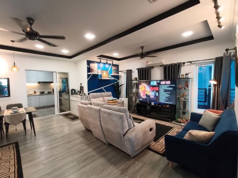Rumah Berkembar untuk Dijual di Taman Putra Prima (Puchong) - Ameer Ali - Living Room - PropertyGuru.com.my
