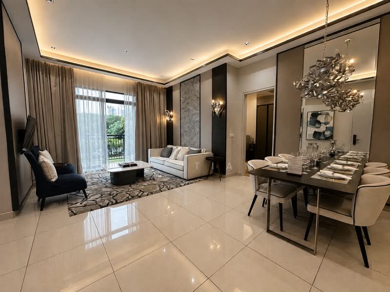 Kondominium untuk Dijual di River Park Bangsar South - Jay Tian - Living Room - PropertyGuru.com.my