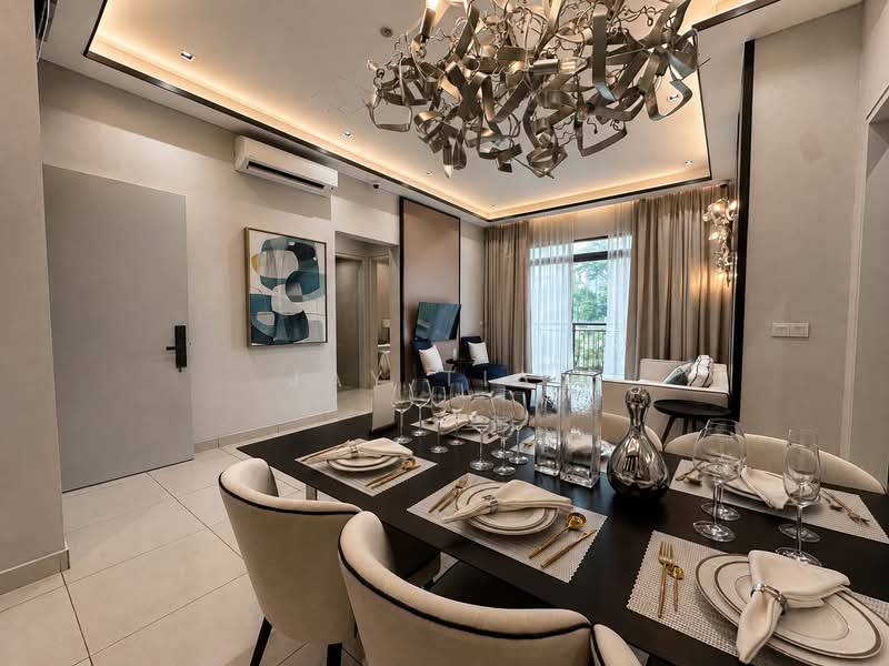 Kondominium untuk Dijual di River Park Bangsar South - Jay Tian - Dining Room - PropertyGuru.com.my