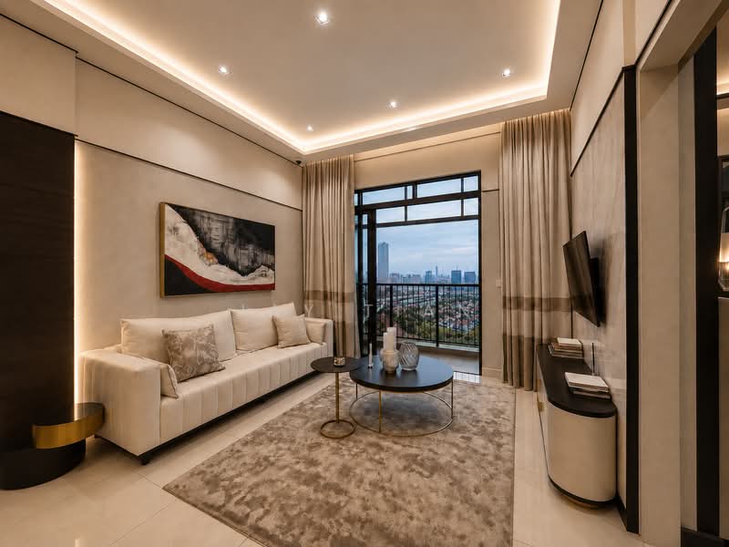 Kondominium untuk Dijual di River Park Bangsar South - Jay Tian - Living Room - PropertyGuru.com.my