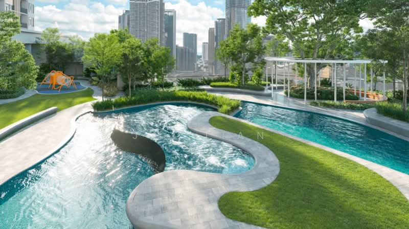 Kondominium untuk Dijual di River Park Bangsar South - Jay Tian - Jacuzzi & Kids Pool - PropertyGuru.com.my